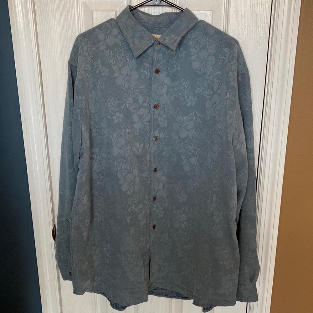 Jos. A. Bank Floral Print Button Down Shirt XL